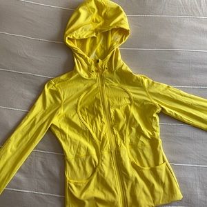 Lululemon athletica yellow define zip up jacket hoodie
